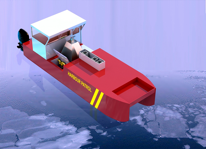 The Harbour Patrol and Oil Spill Recovery Vessel (10 metres LOA)