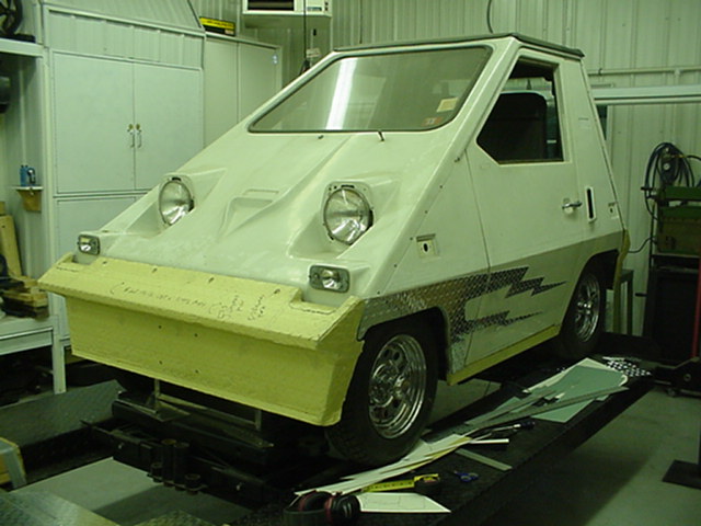 Car before painting - sealed with epoxy primer and then did a 'scuff and shoot'