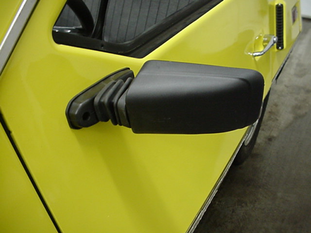 Aftermarket mirrors installed